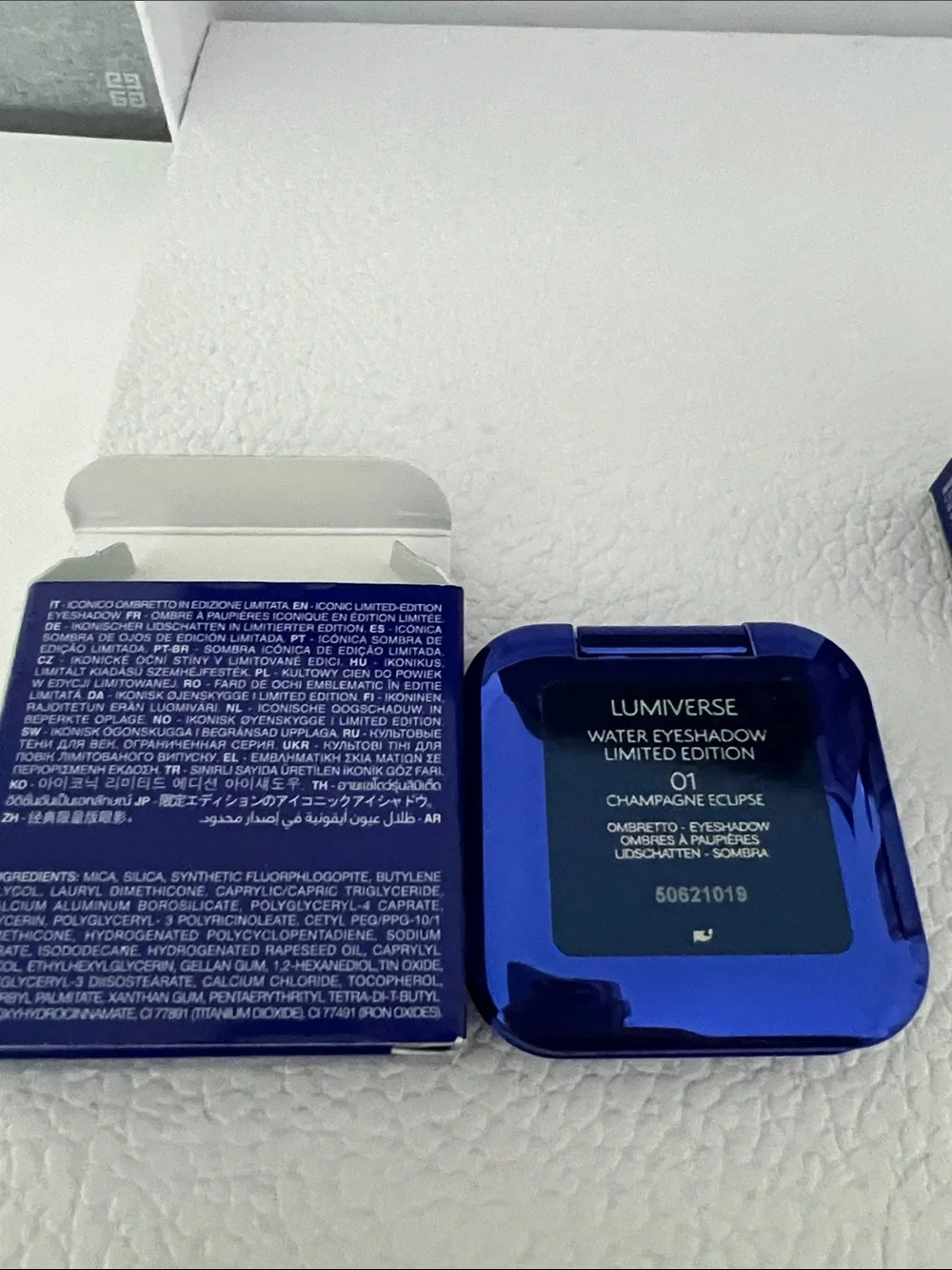 Kiko Lumiverse Limited Edition duo eyeshadow and lipbalm.